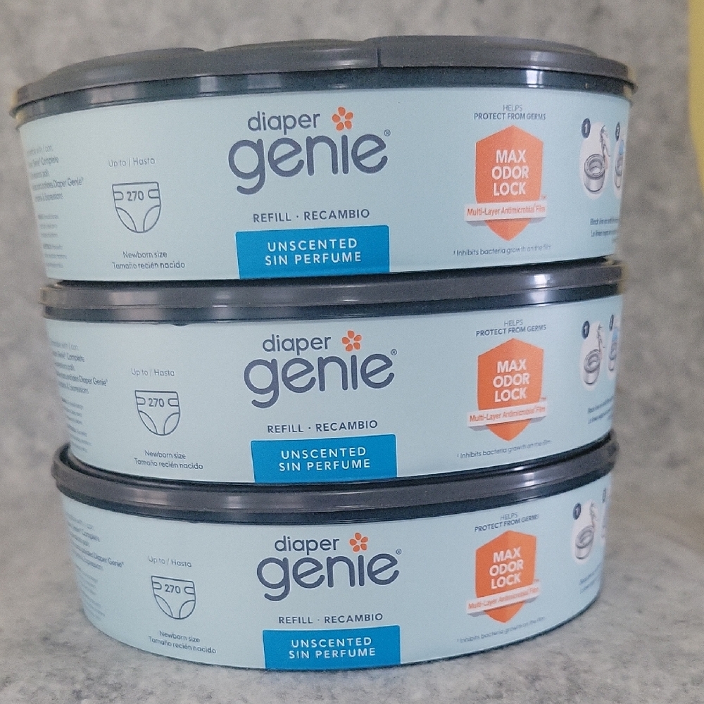 Diaper Genie Refill Cartridge - Unscented (3 Pack)